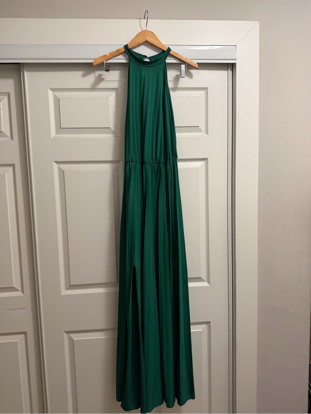 ASOS Emerald Green Halter Maxi Dress